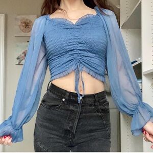 Gorgeous Blue Blouse